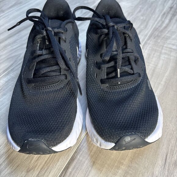 Nike Revolution 5 Womens Black White Athletic Shoes Size 8 - Picture 6 of 12